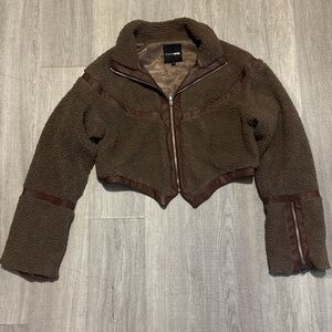 Fashion Nova Chocolate Teddy Jacket